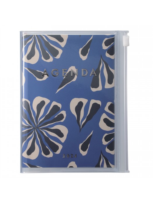 2024 Diary A6 Abstract / Blue - Marks-store