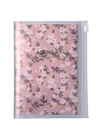 2024 Diary A6 Flower Pattern / Pink - Marks-store