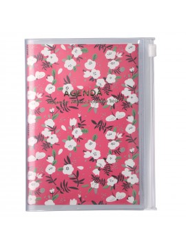2024 Diary A6 Flower Pattern / Red