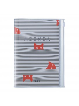 2025 Diary A6 Flower Pattern / Green