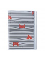 2025 Diary A6 Flower Pattern / Green