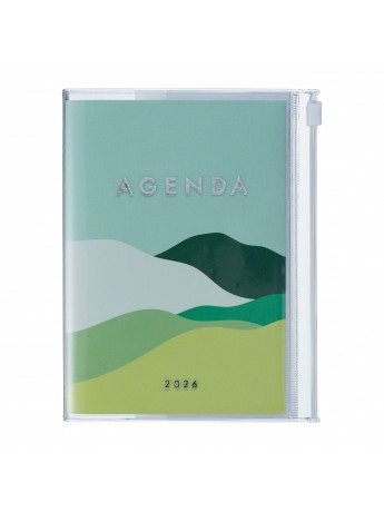 2026 Diary A6 Mountain / Green