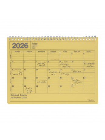 2025 Notebook Calendar M /Ivory
